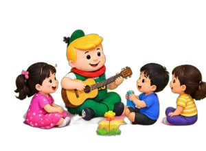 ZUZU Playing Guitar with Kids