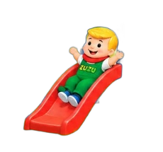 ZUZU on Playground Slide